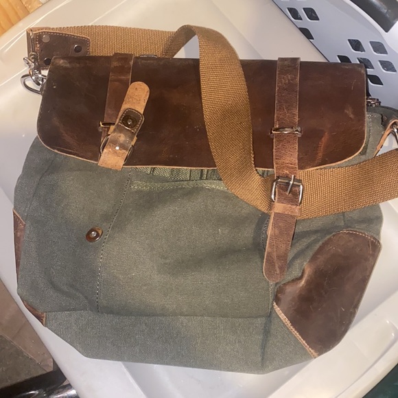 Ecosusi messenger crossbody bag backpack unisex men women - Picture 2 of 4